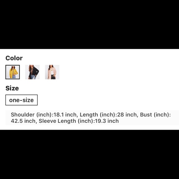 Frayed Curved Hem Denim Jacket OS - Picture 7 of 7